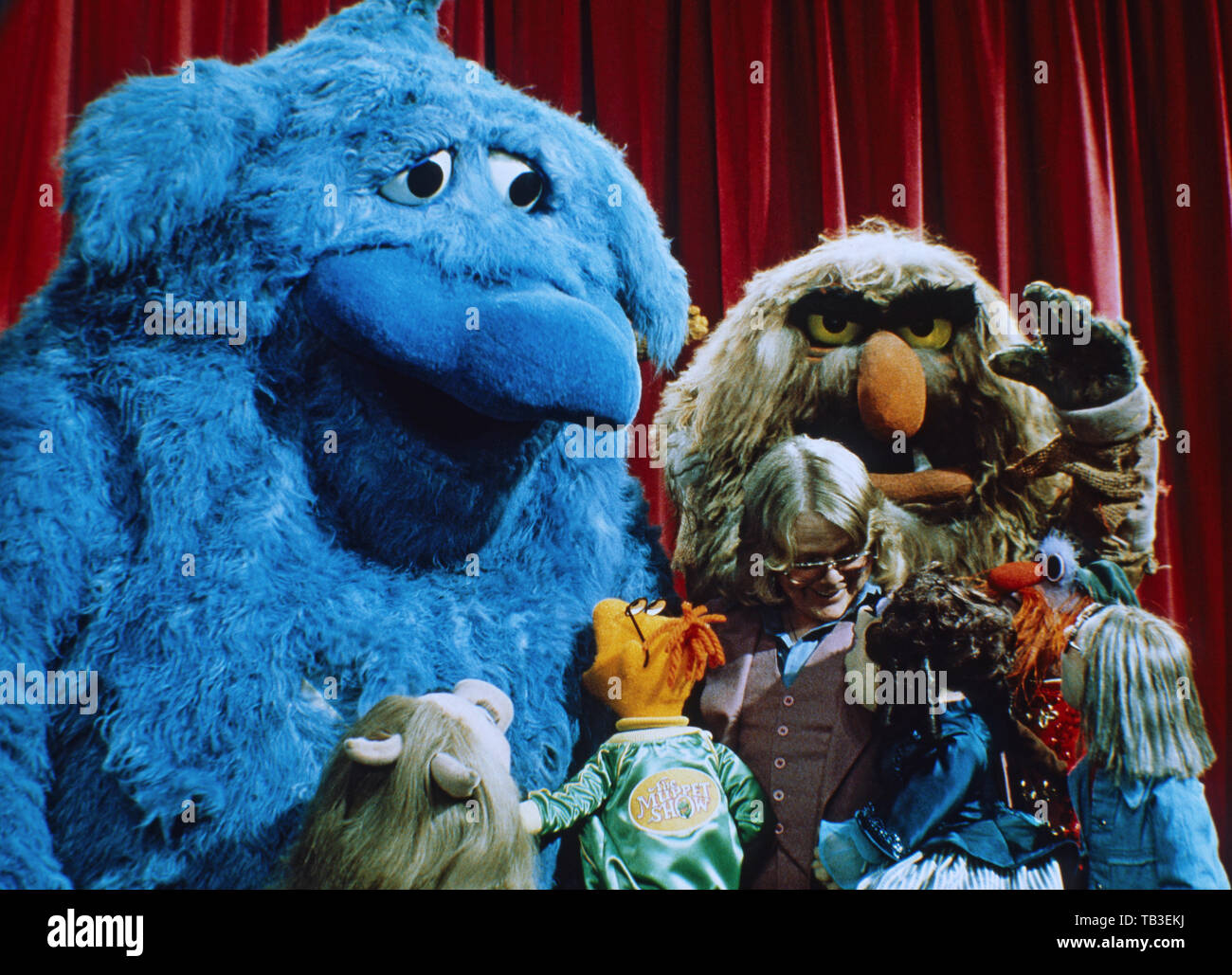 The Muppet Show, Fernsehserie, USA/Großbritannien 1976 - 1981, Comedyshow mit Puppen und Gaststar Paul Williams Stock Photo