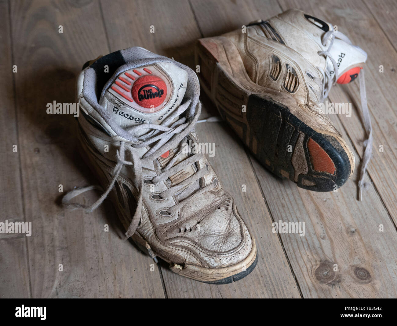 Worn Out Sneakers High Resolution Stock Photography and Images - Alamy