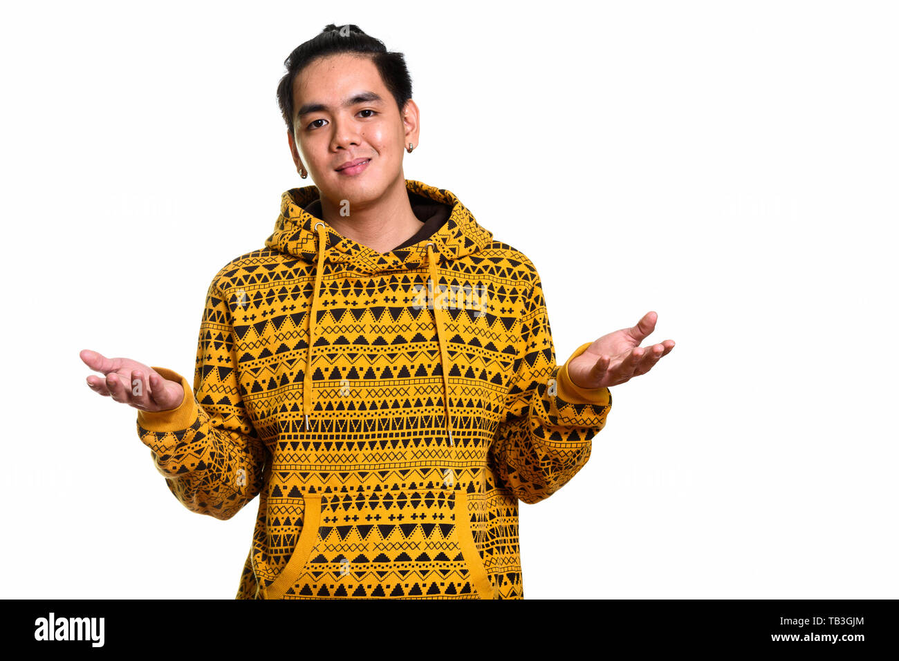 Confused man hoodie hi-res stock photography and images - Alamy