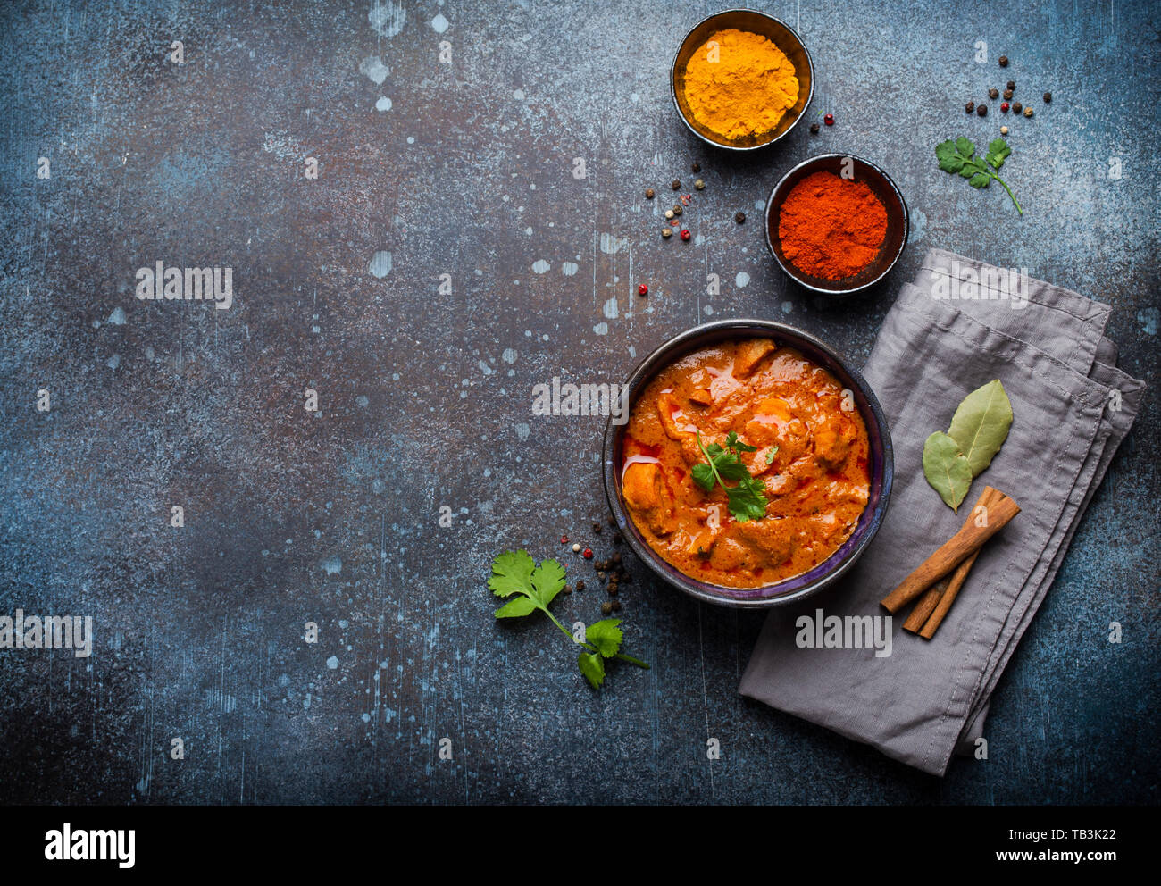 Traditional Indian dish curry Stock Photo - Alamy