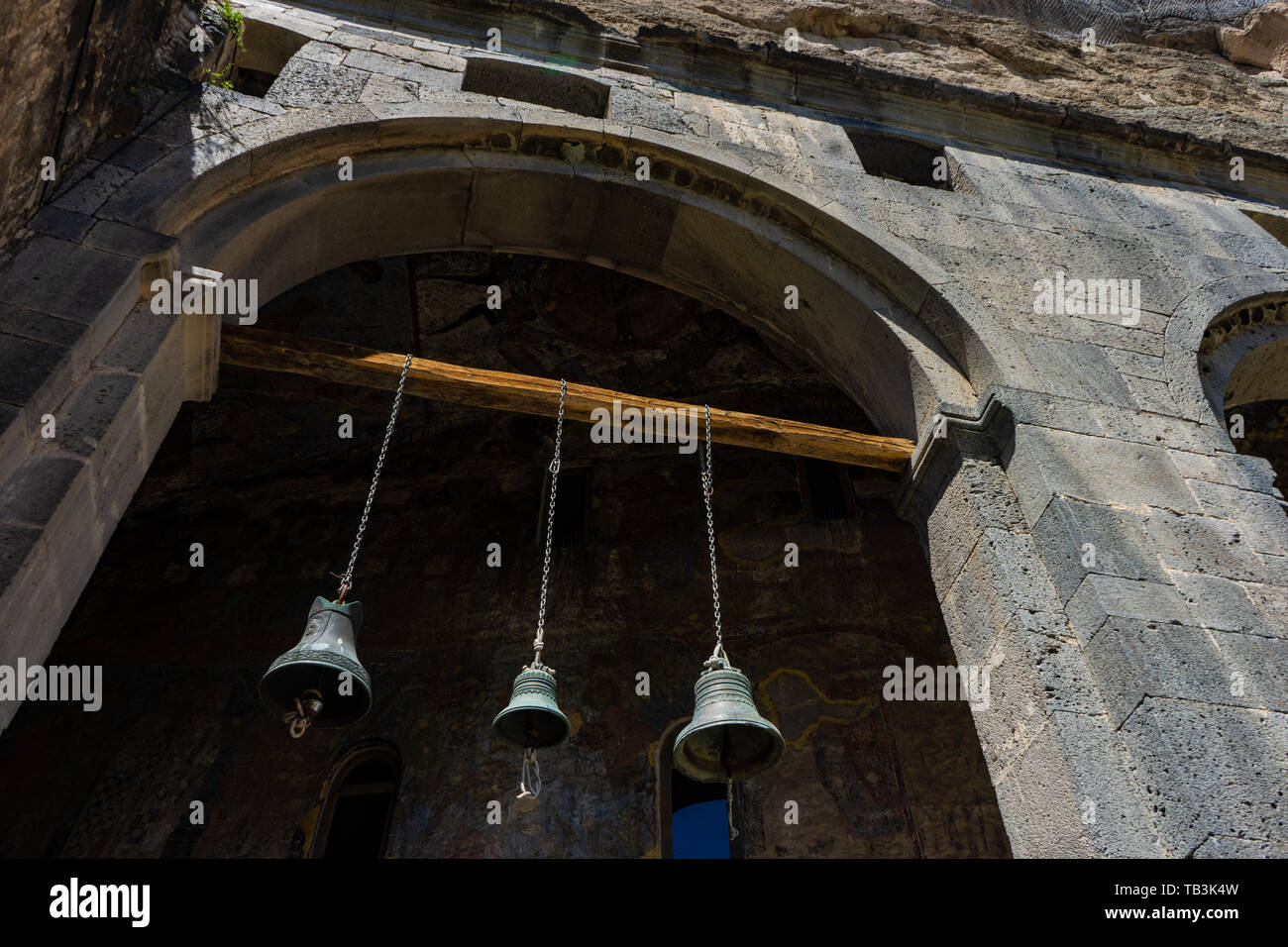 05 May 2019, Famous rock castle Meddieval time dedicated to Queen Tamar in Southern Georgia Stock Photo