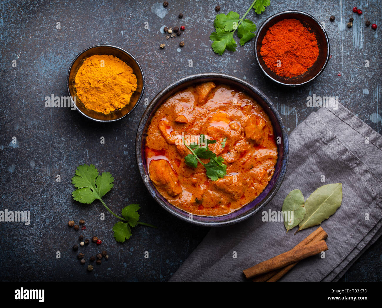 Traditional Indian dish curry Stock Photo - Alamy