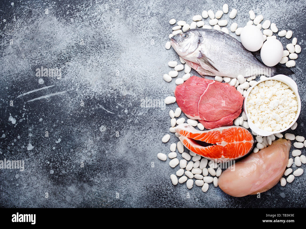 Natural food sources of potassium Stock Photo Alamy