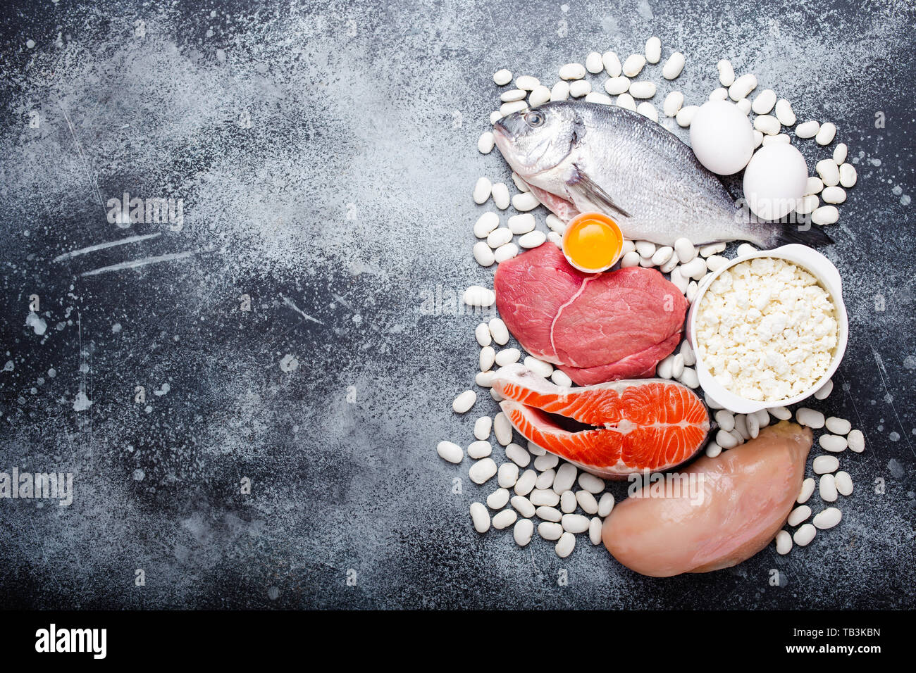 Natural food sources of potassium Stock Photo Alamy
