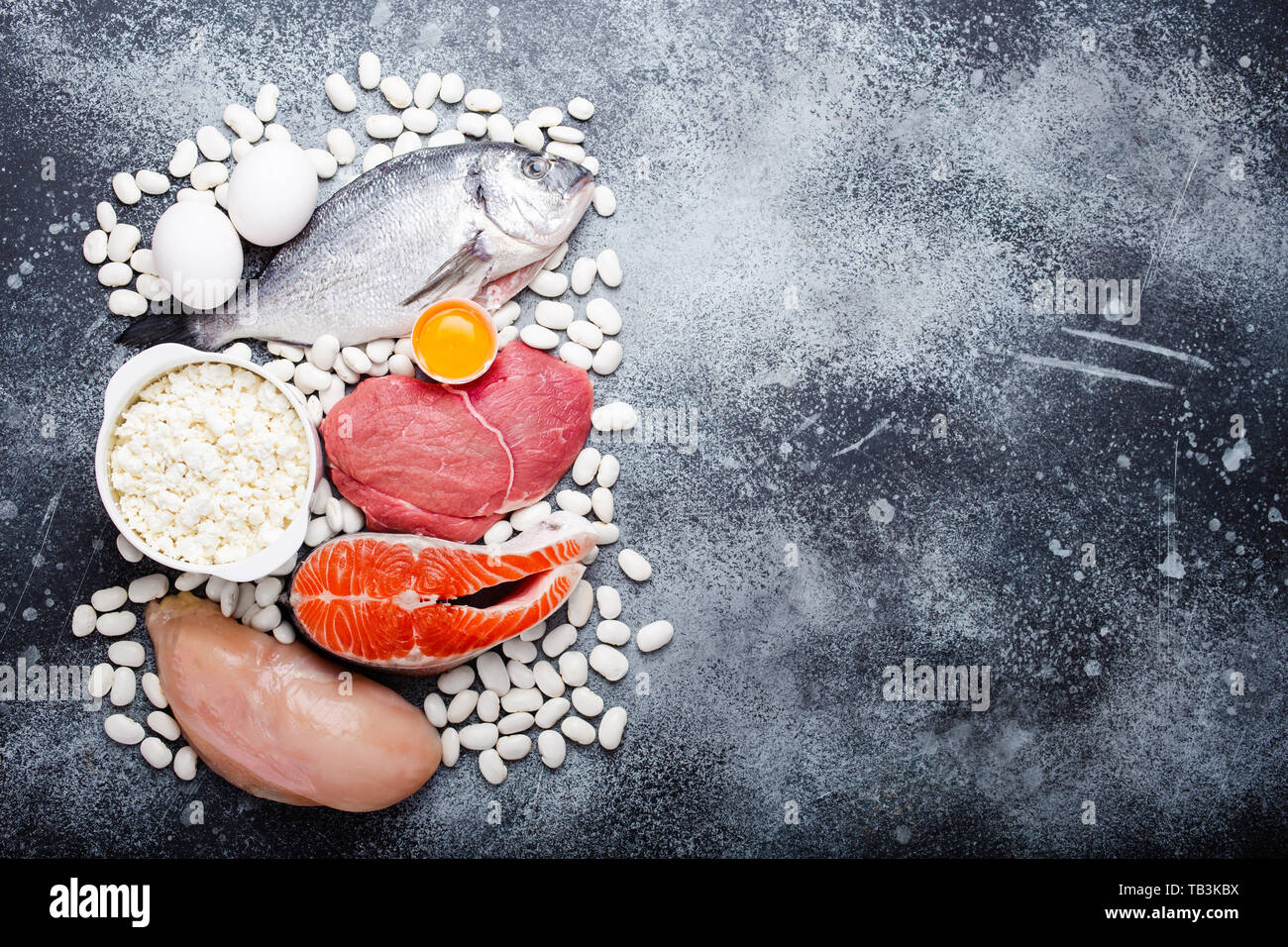 Natural food sources of potassium Stock Photo Alamy