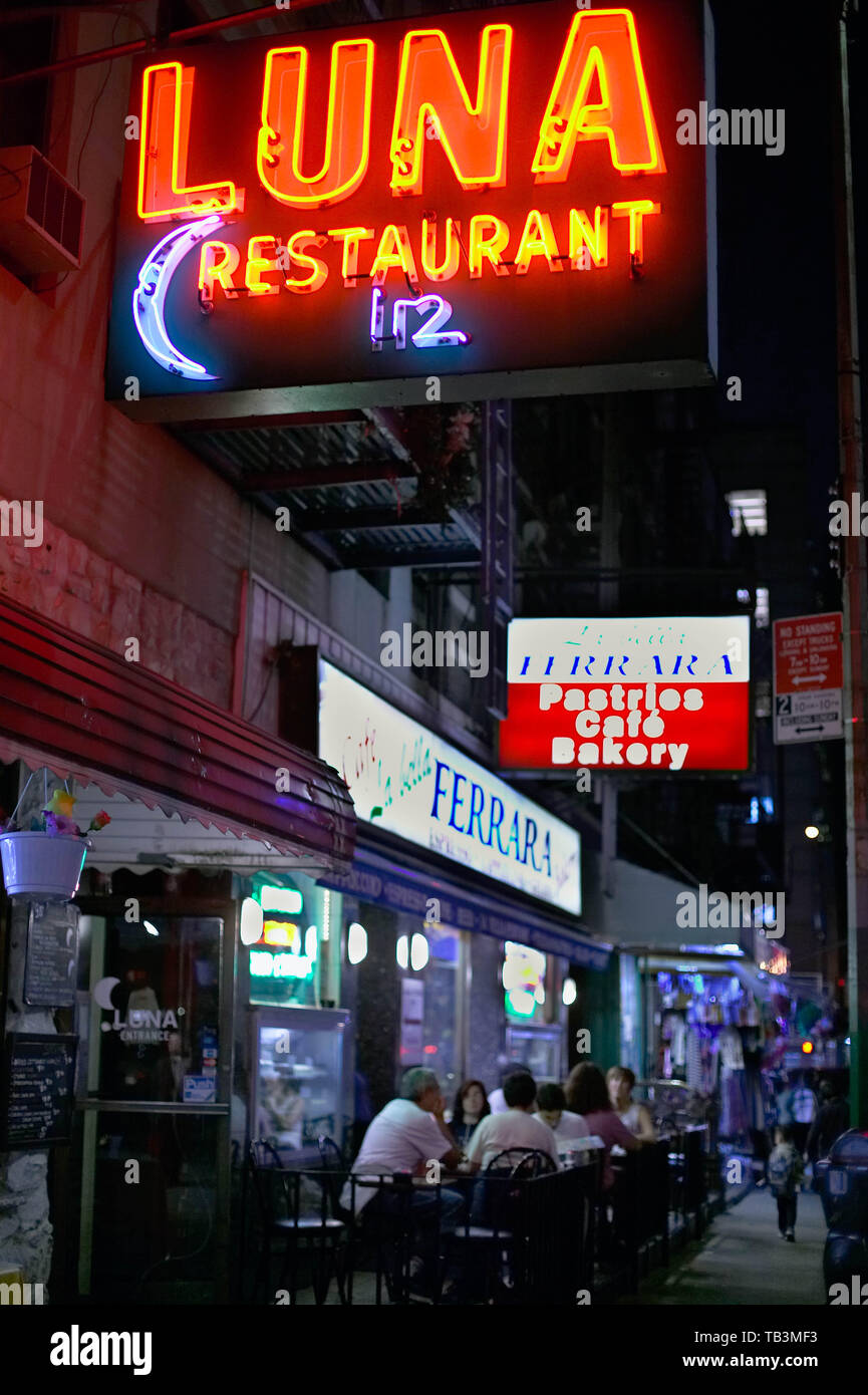 Luna ristorante little italy nyc hires stock photography and images