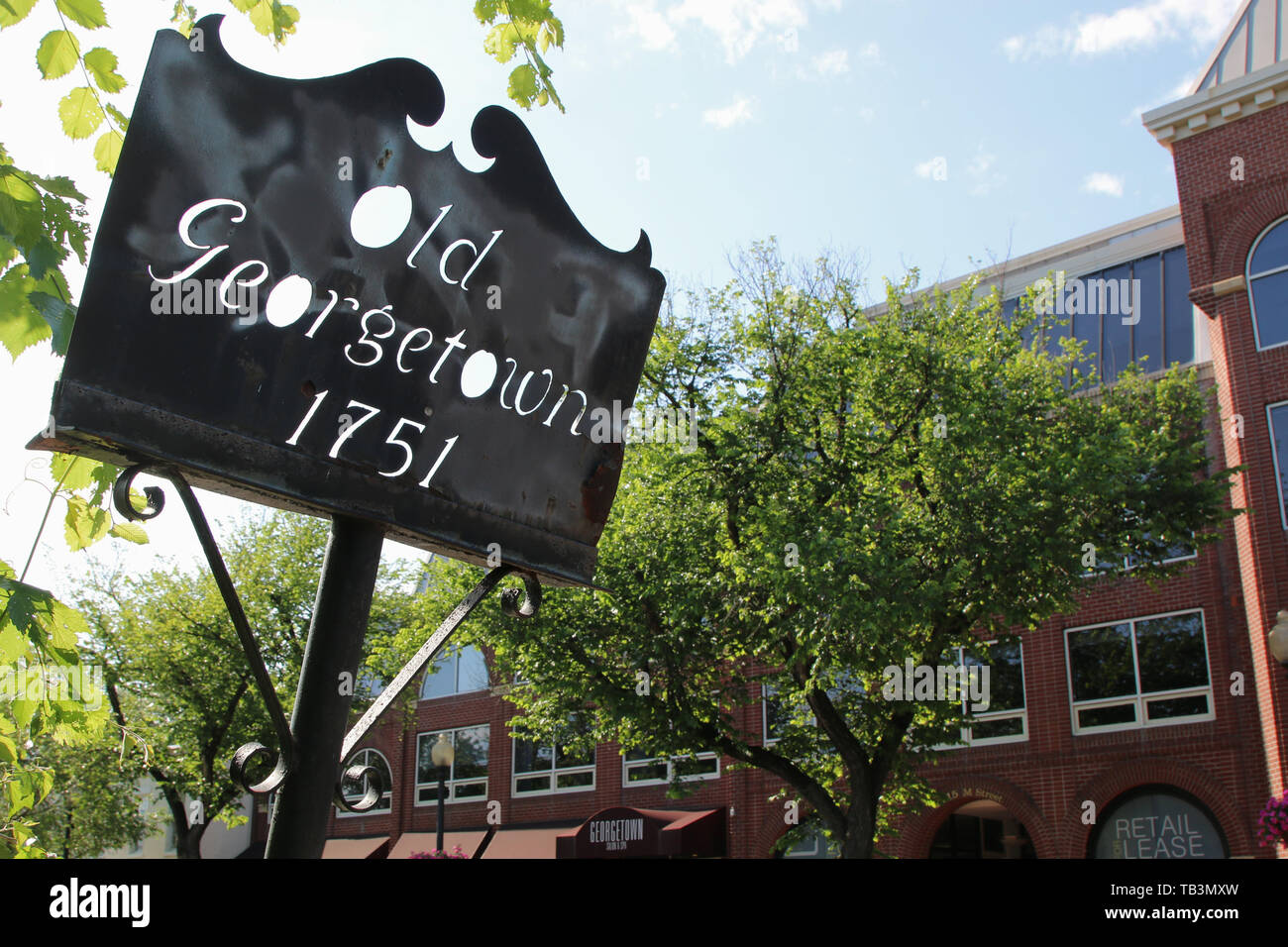Entry sign to labeled Old 1751 Stock Photo Alamy