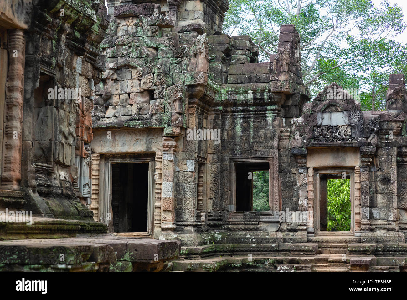Banteay Kdei Temple, Angkor, UNESCO World Heritage Site, Siem Reap Province, Cambodia, Indochina, Southeast Asia, Asia Stock Photo