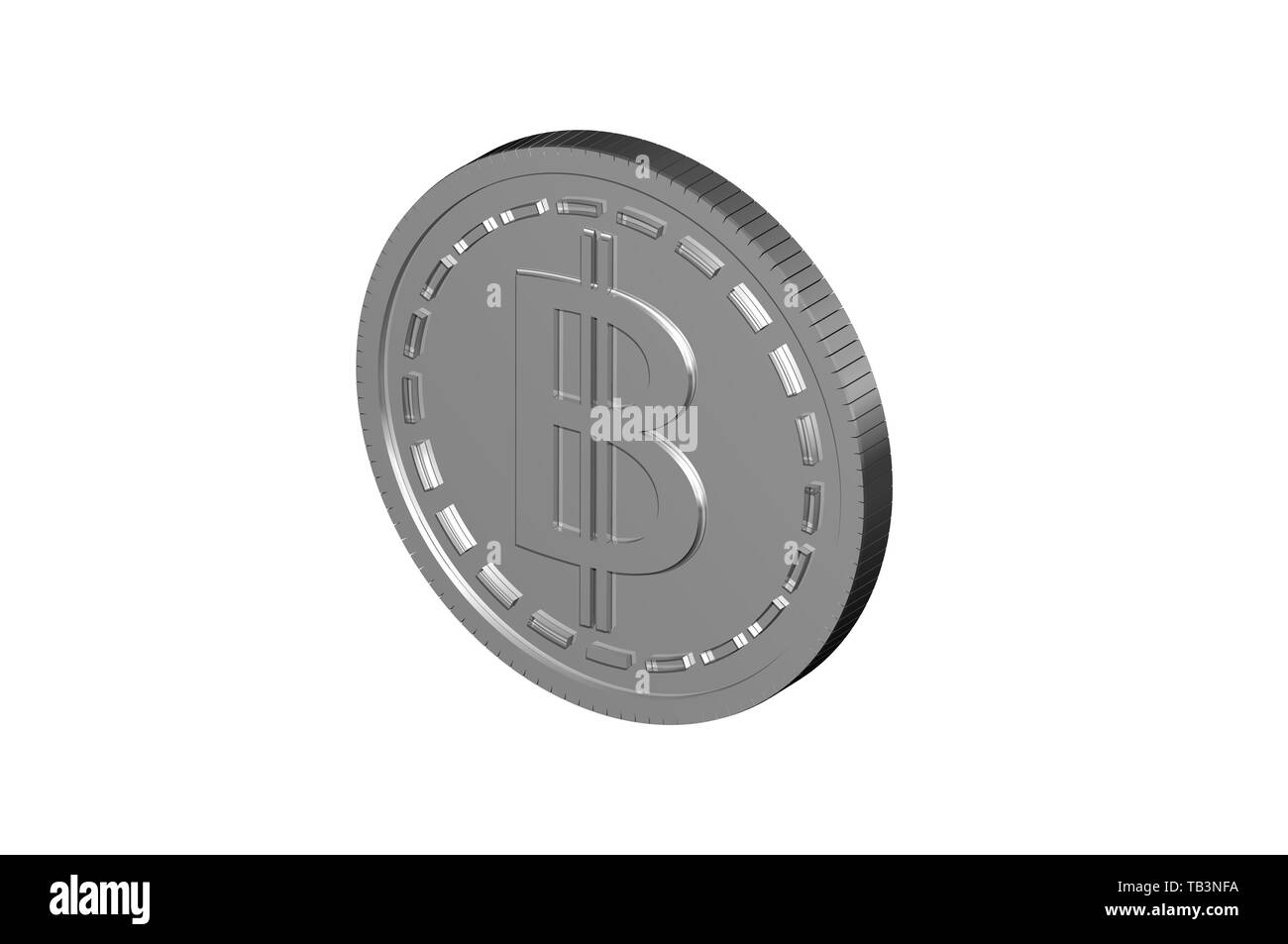 Bitcoin coin. Cryptocurrency money digital blockchain symbol , Object ...