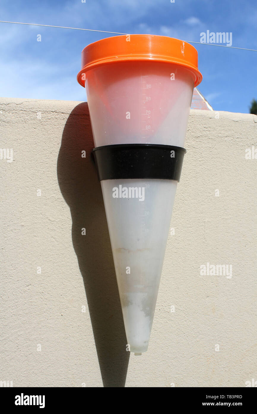 Rain Gauge, South Africa Stock Photo Alamy