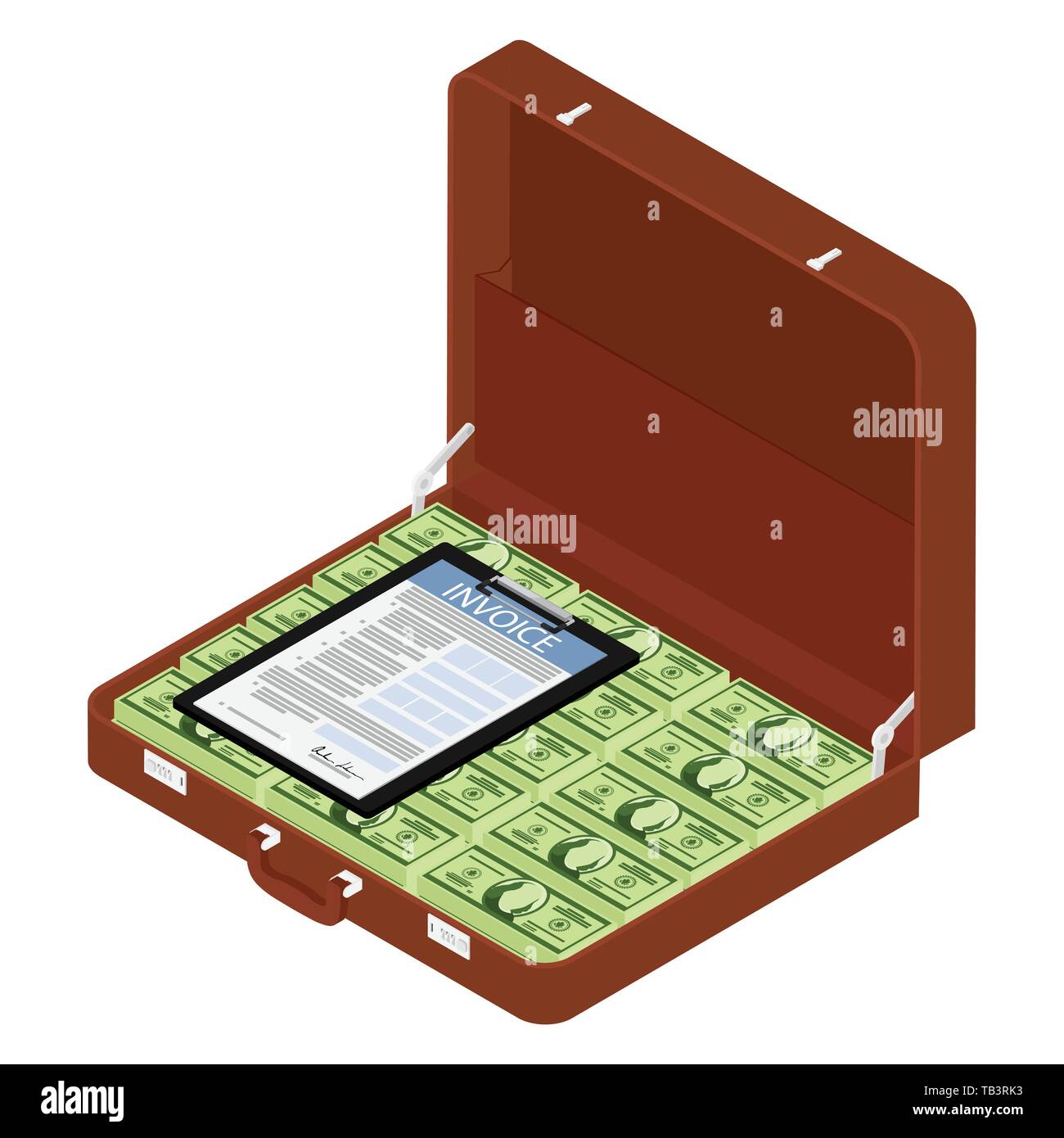 Company invoice receipt Stock Vector Images - Alamy