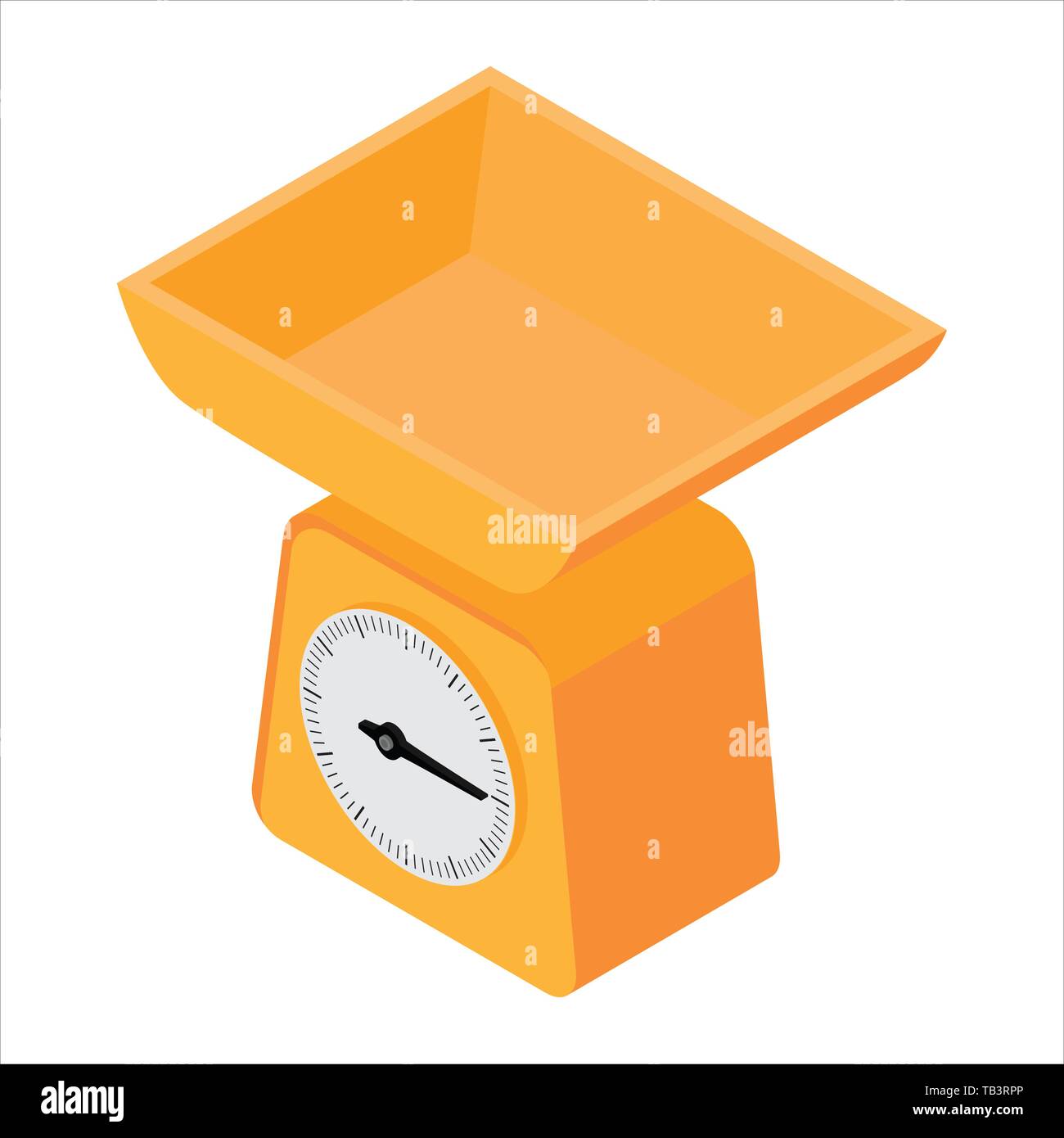 Domestic weigh scale food balance icon Royalty Free Vector