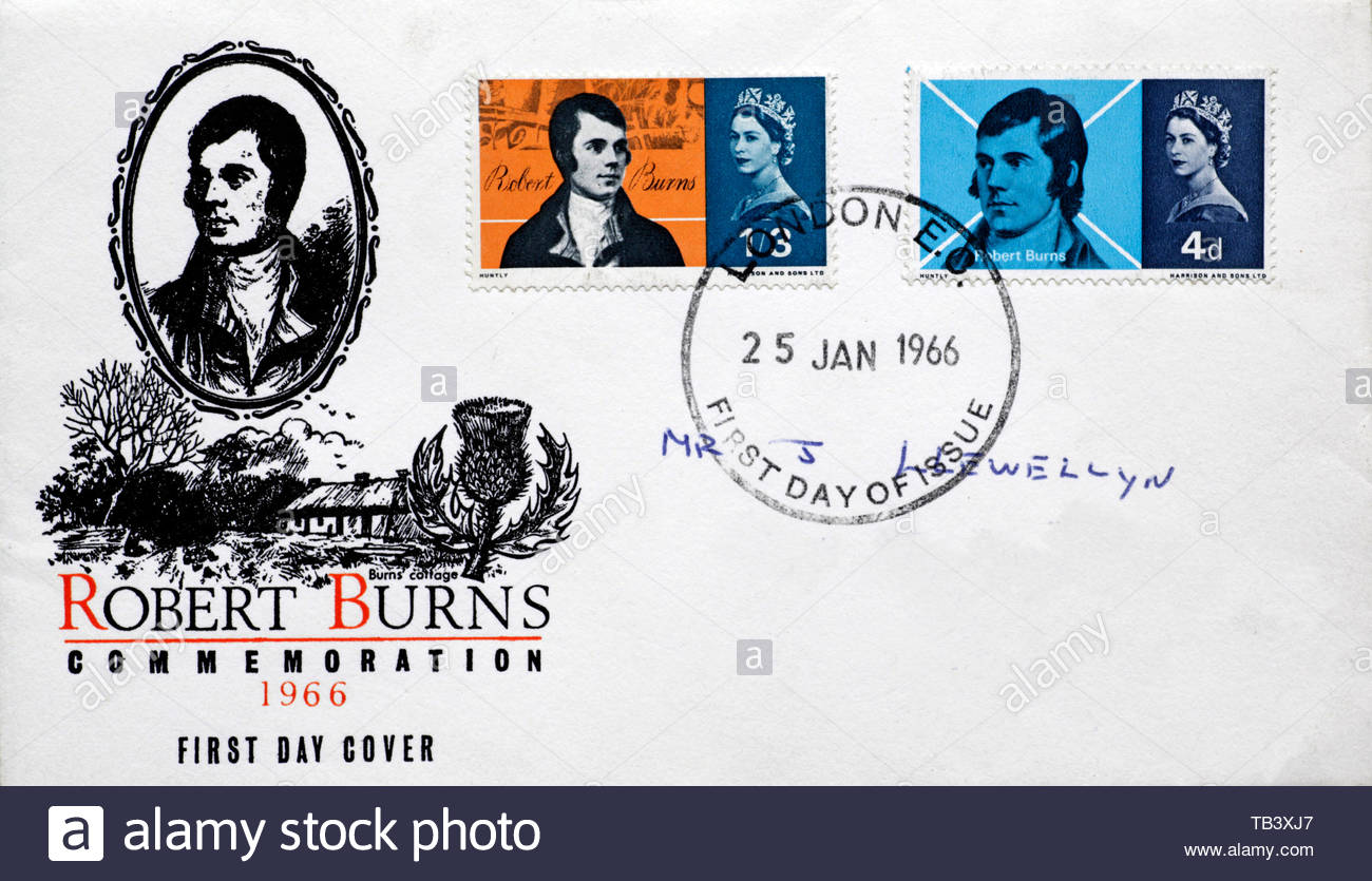 Robert burns postage stamp hires stock photography and images Alamy