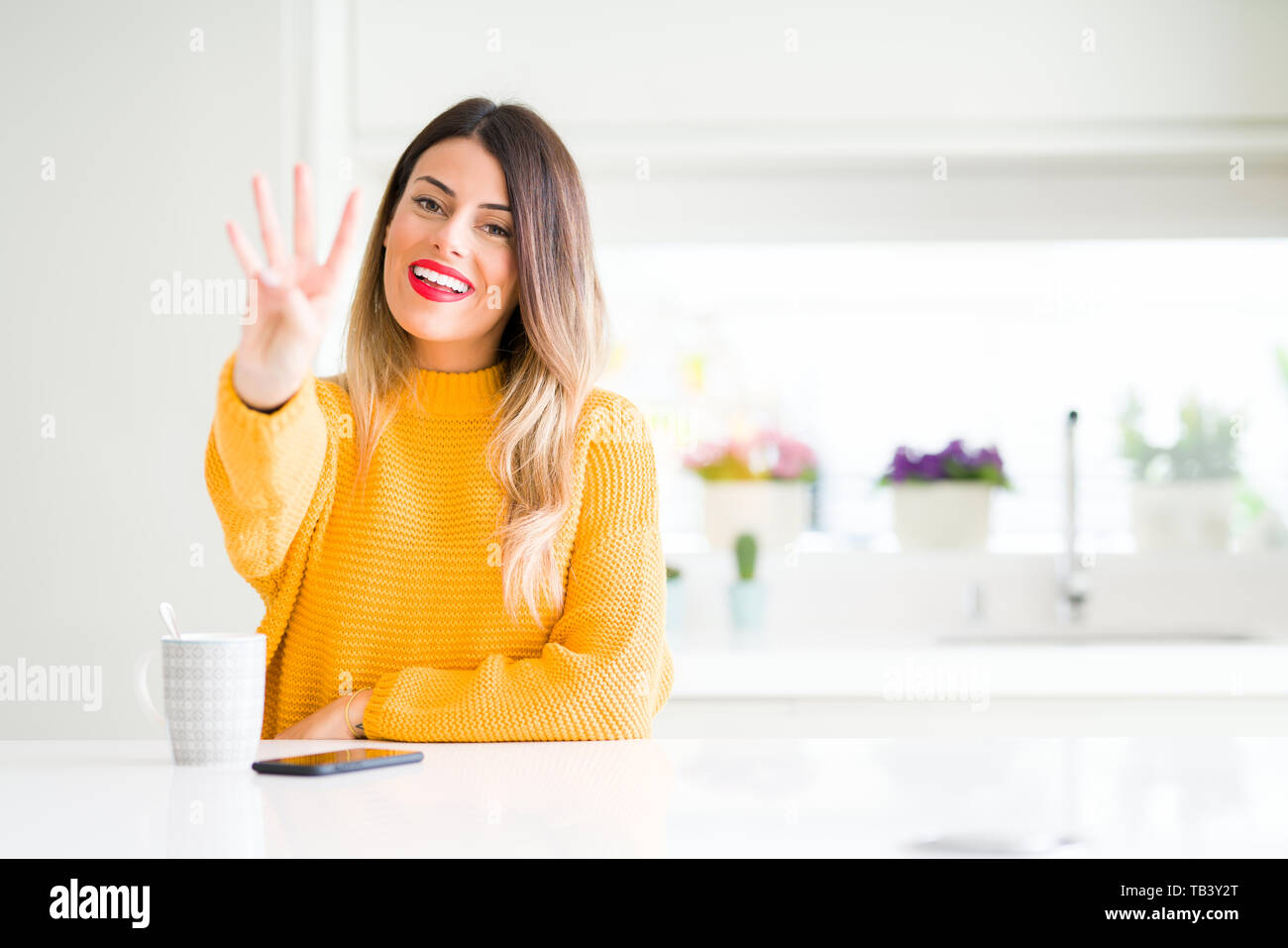 girl-holding-up-four-fingers-hi-res-stock-photography-and-images-alamy