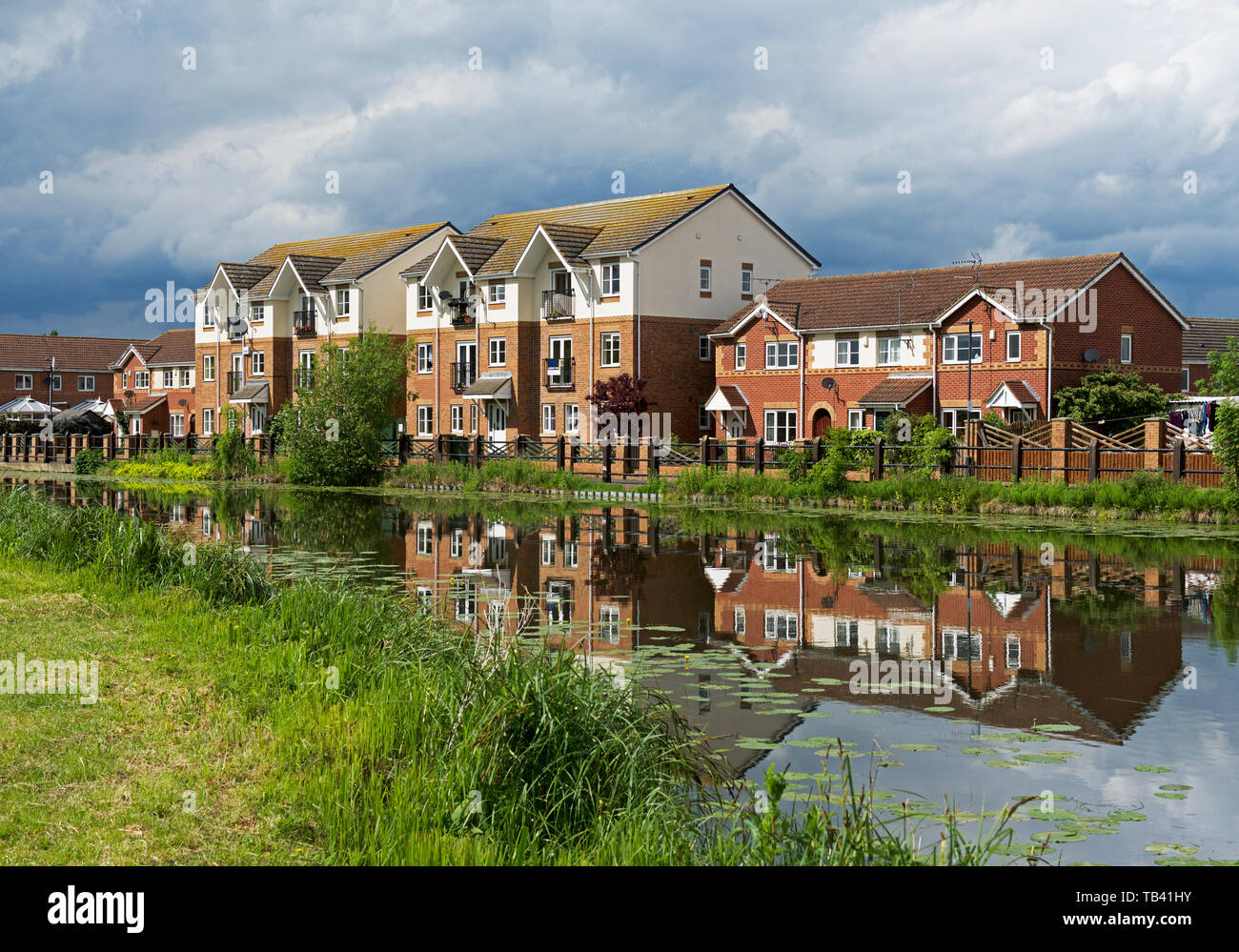 The Stainforth & Keadby Canal, at Thorne, South Yorkshire, England UK ...