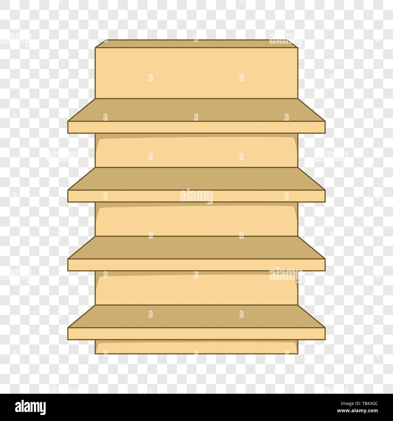 Supermarket shelf icon, cartoon style Stock Vector Image & Art - Alamy