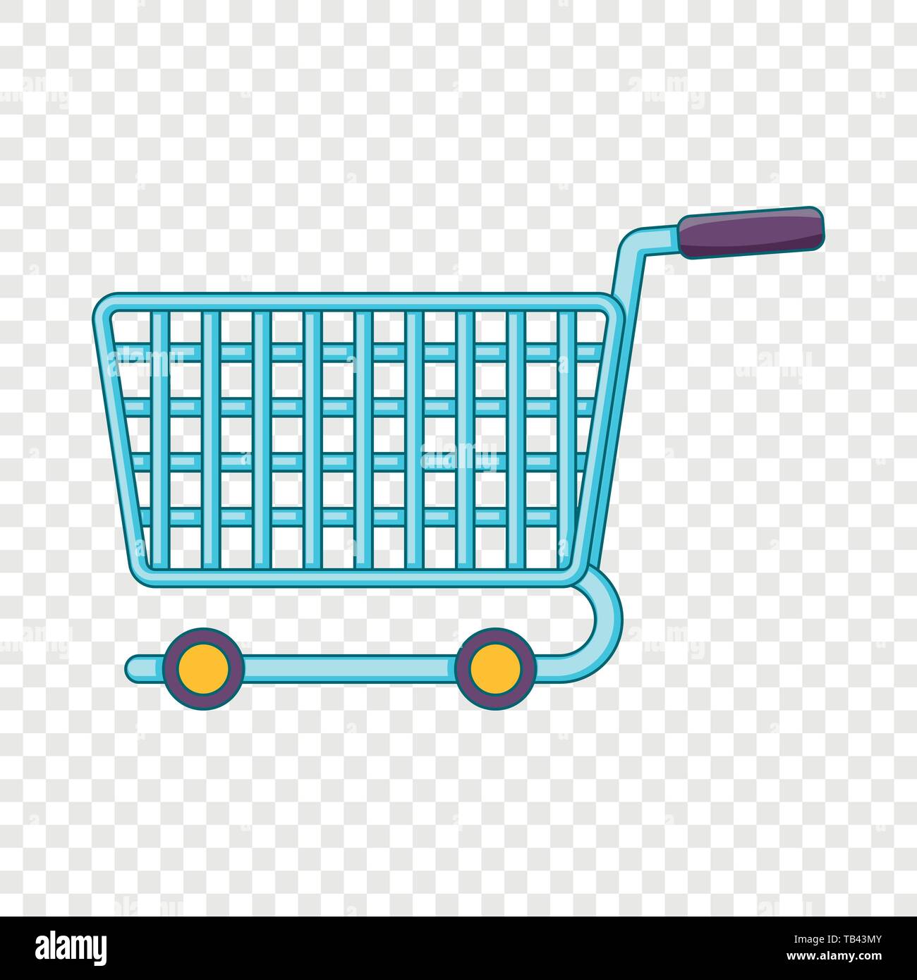 Shopping cart icon, cartoon style Stock Vector Image & Art Alamy