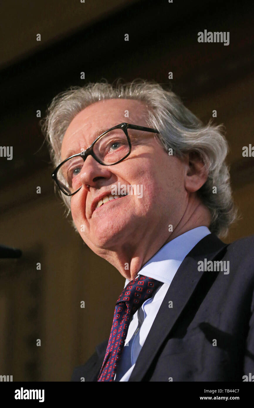 Stephen Dorrell at an event to discuss the future of British politics at the Church House in Westminster, London. Stock Photo