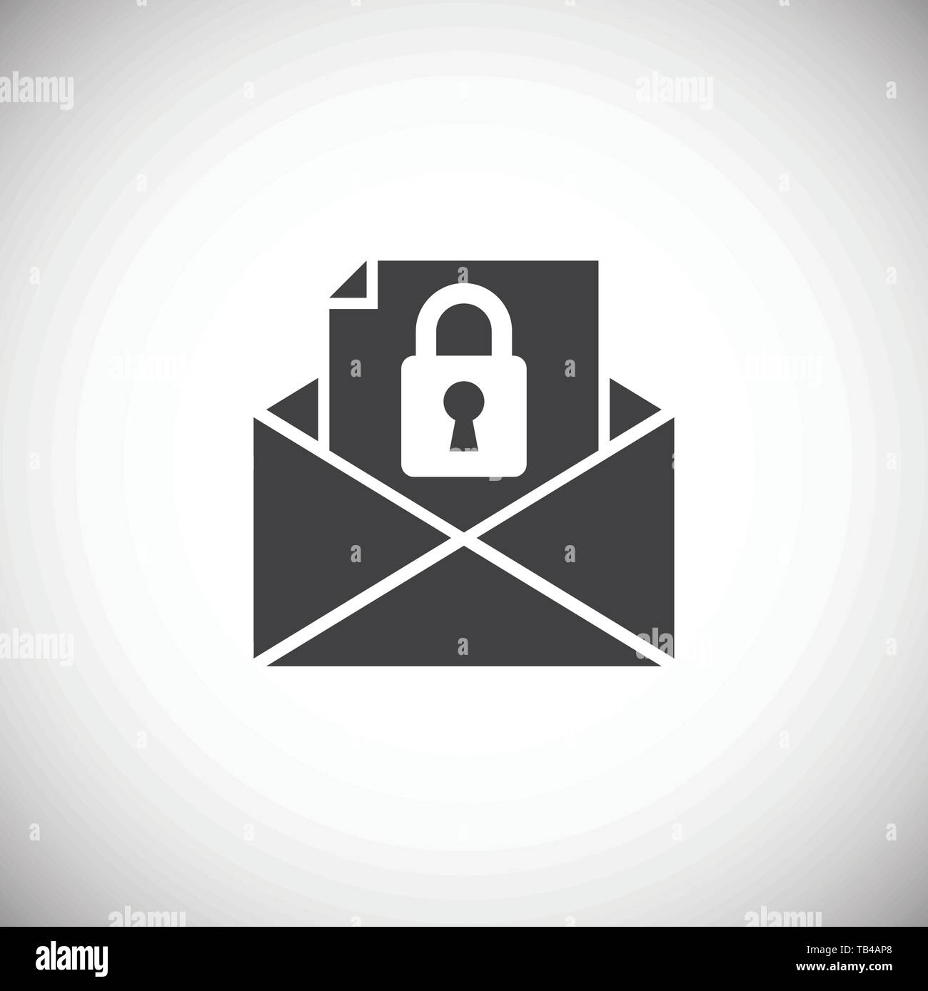 Password related icon on background for graphic and web design. Simple ...