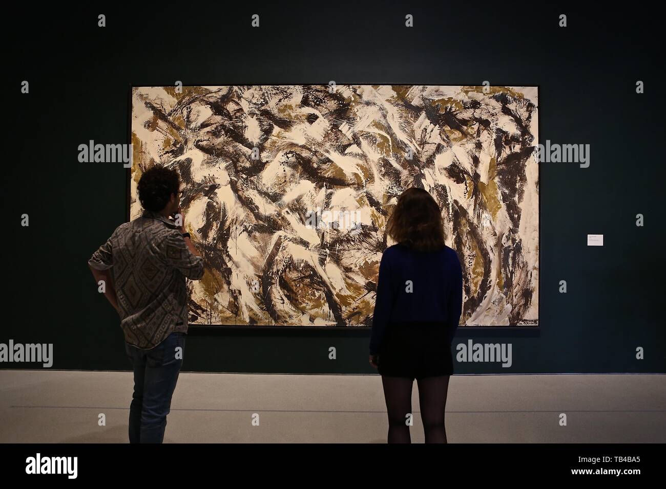 LIVING COLOUR LEE KRASNER BARBICAN ARTS CENTRE 30 MAY - 1 SEPTEMBER 2019 Stock Photo