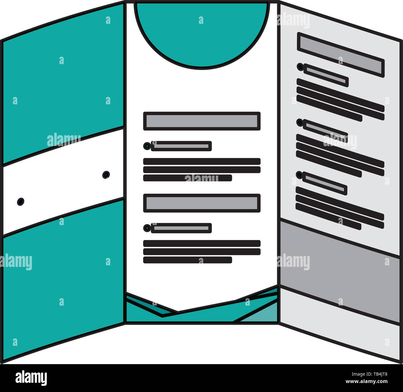 flyer paper print icon vector illustration Stock Vector Image & Art - Alamy