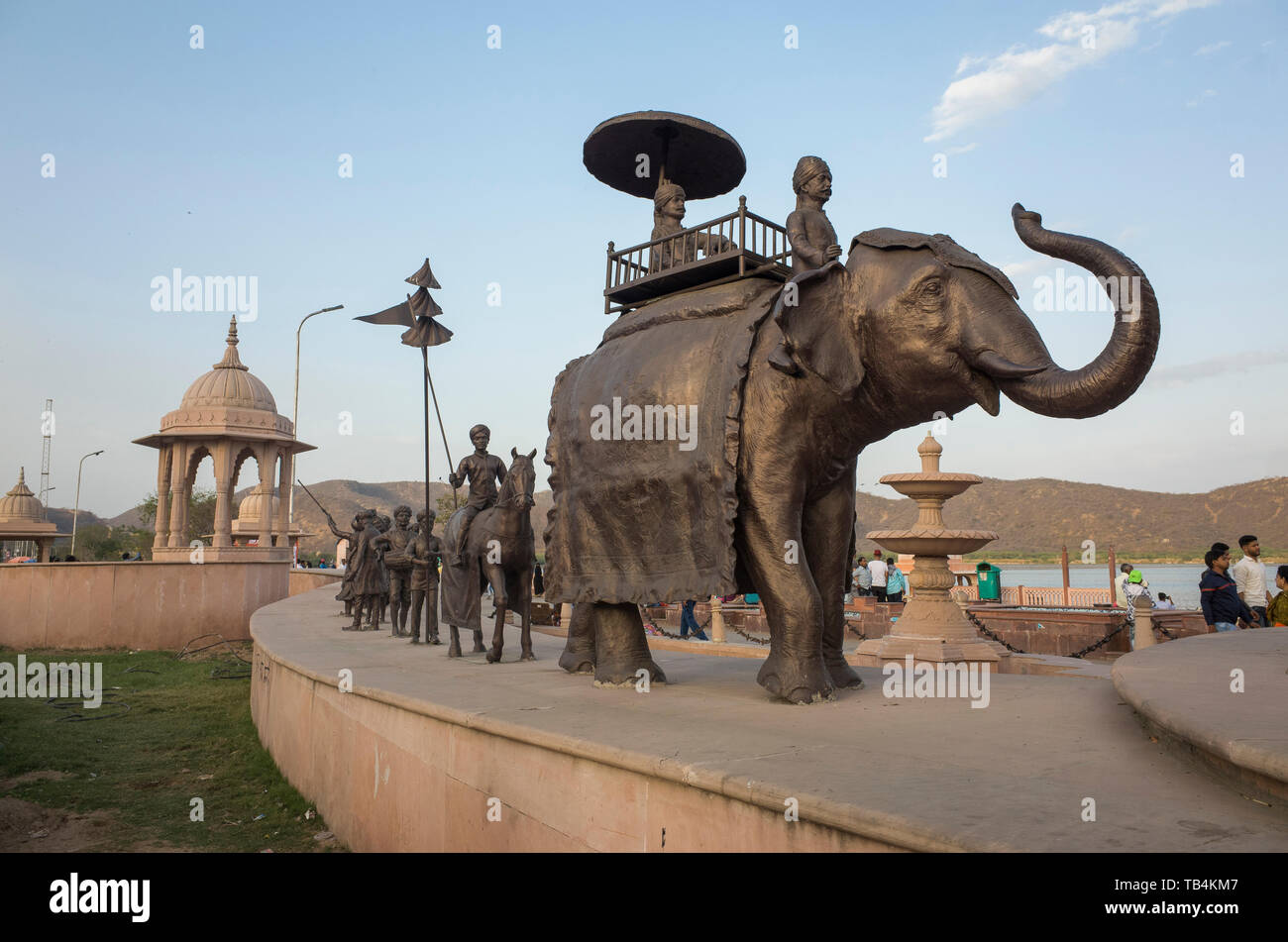 Jaipur, Rajasthan / India - 03 25 2019, Statues in the city Stock Photo