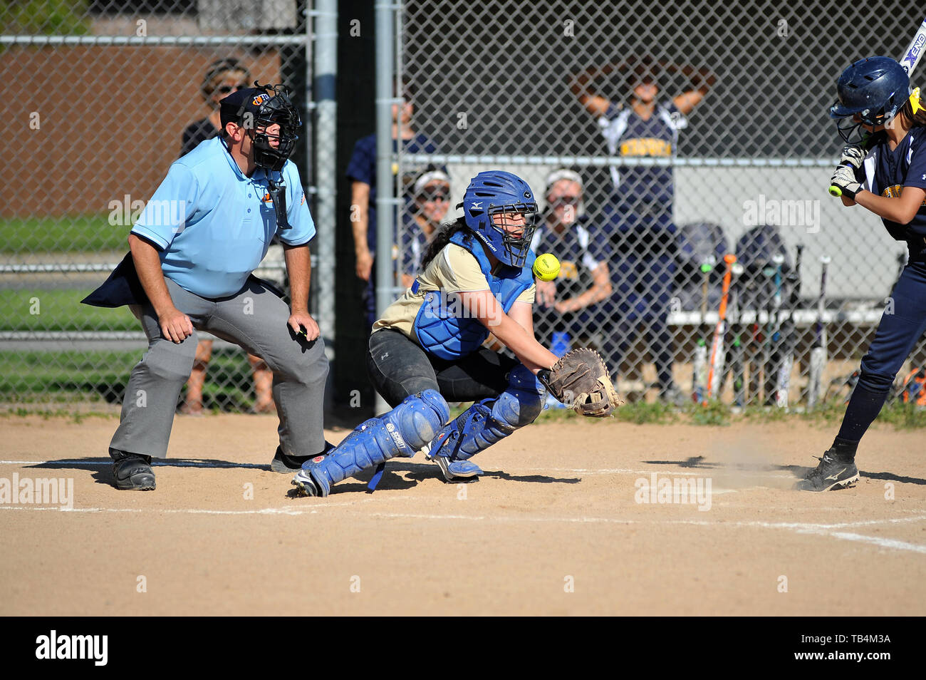Softball catcher hires stock photography and images Alamy