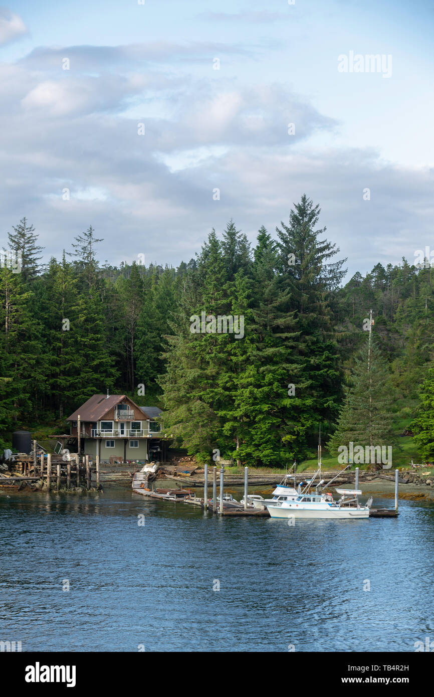 Cabin near Ketchikan, Alaska Stock Photo Alamy