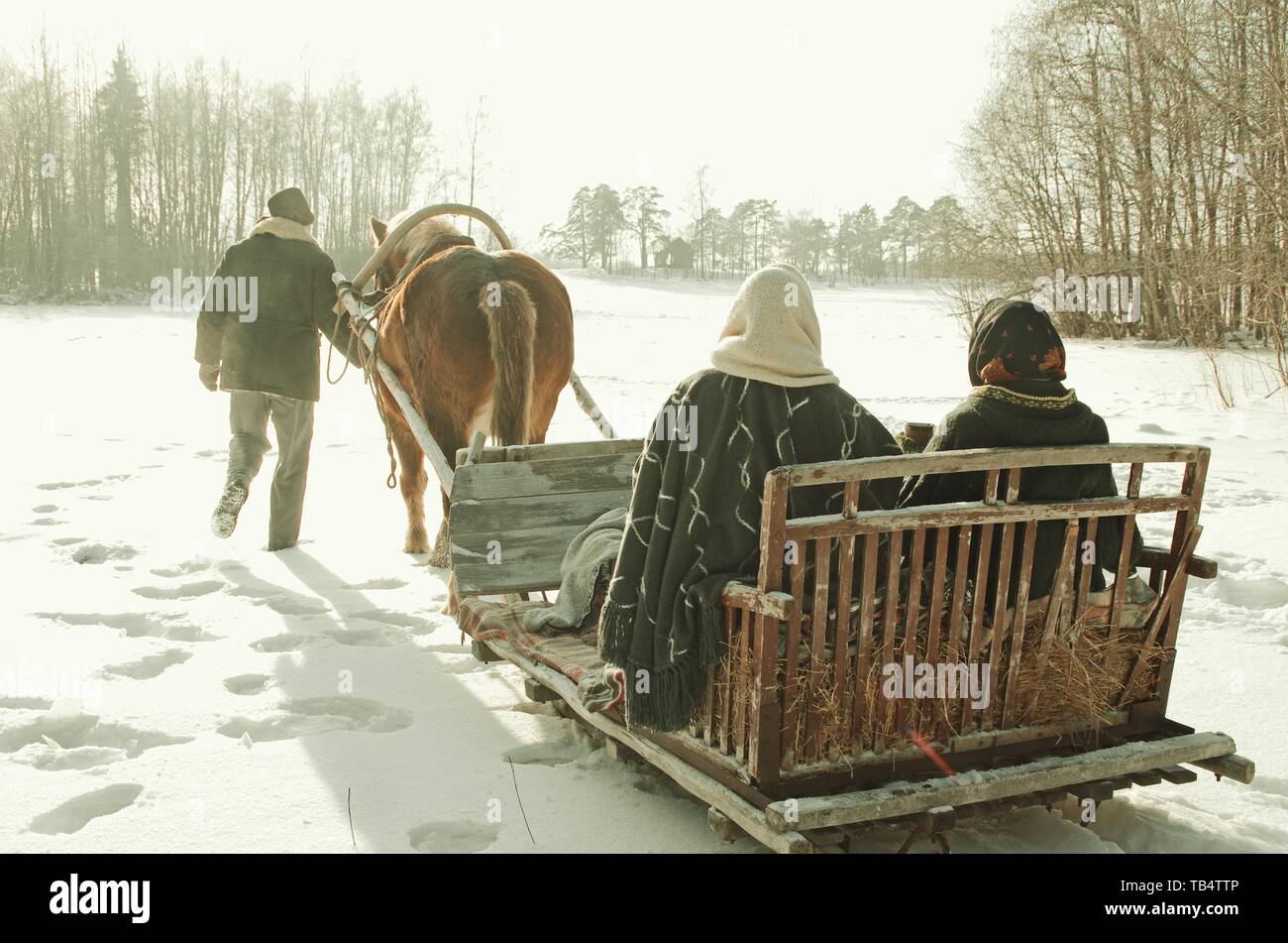Sleighride hi-res stock photography and images - Alamy
