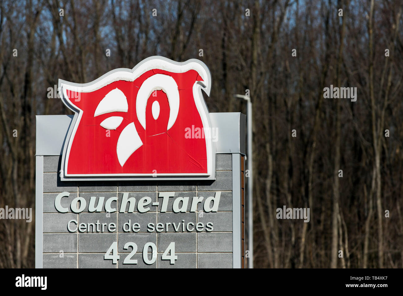 A Logo Sign Outside Of The Headquarters Of Alimentation Couche