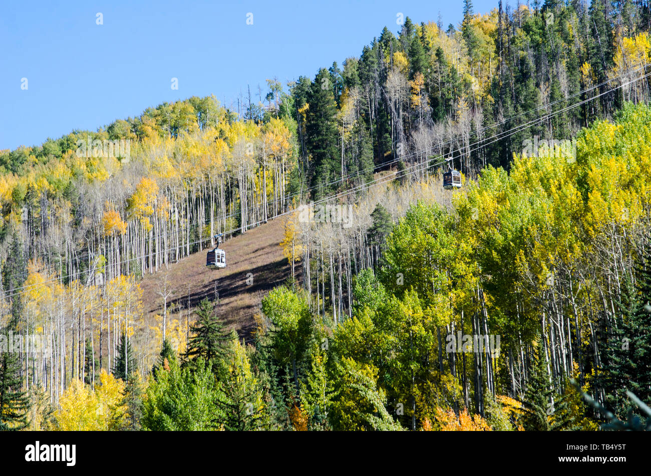 Eagle Bahn Gondola in Vail, Colorado Stock Photo Alamy