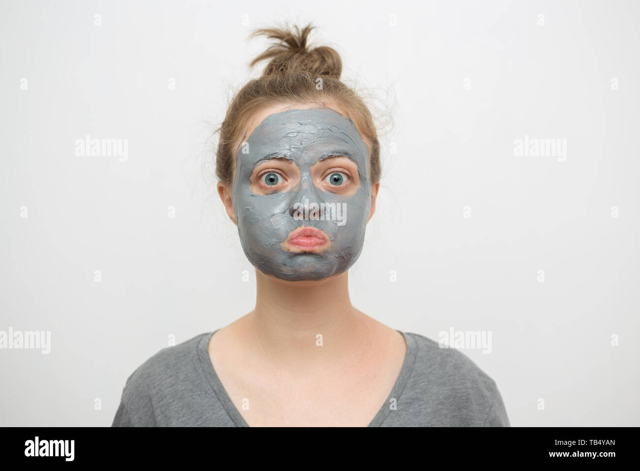 Woman face mask funny hi-res stock photography and images - Alamy