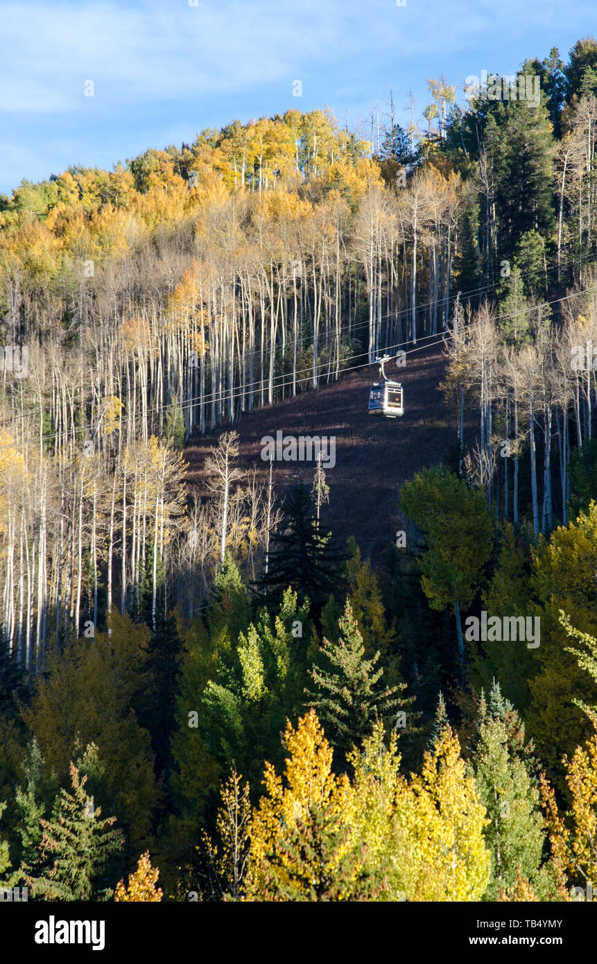 Eagle Bahn Gondola in Vail, Colorado Stock Photo Alamy
