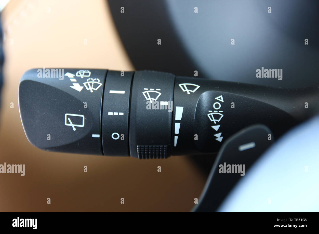 car wiper control Stock Photo Alamy