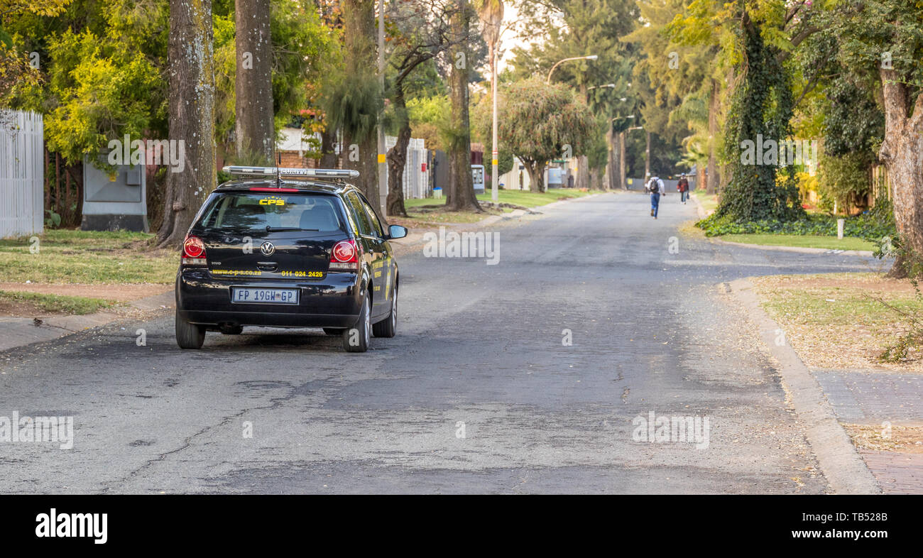 Johannesburg, South Africa private security companies patrol
