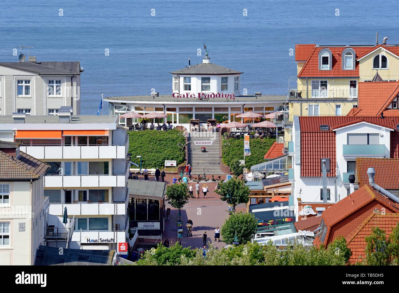 View From The Old Lighthouse Into The Pedestrian Zone