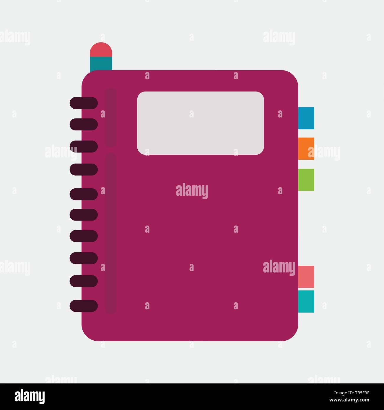 personal organizer vector symbol illustration Stock Vector