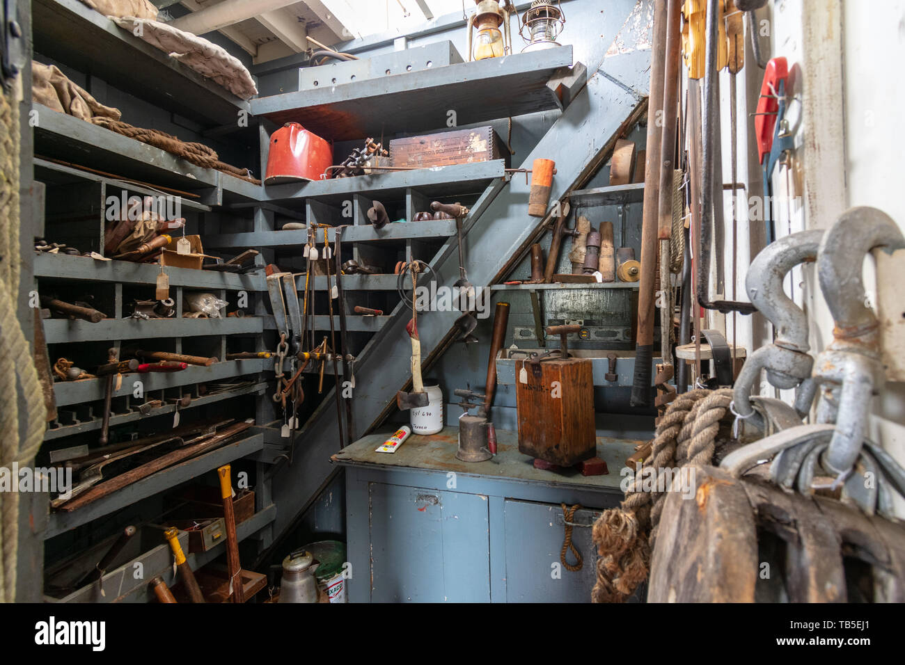 Hardware Room of W.T. Preston, Anacortes, Washington Stock Photo Alamy
