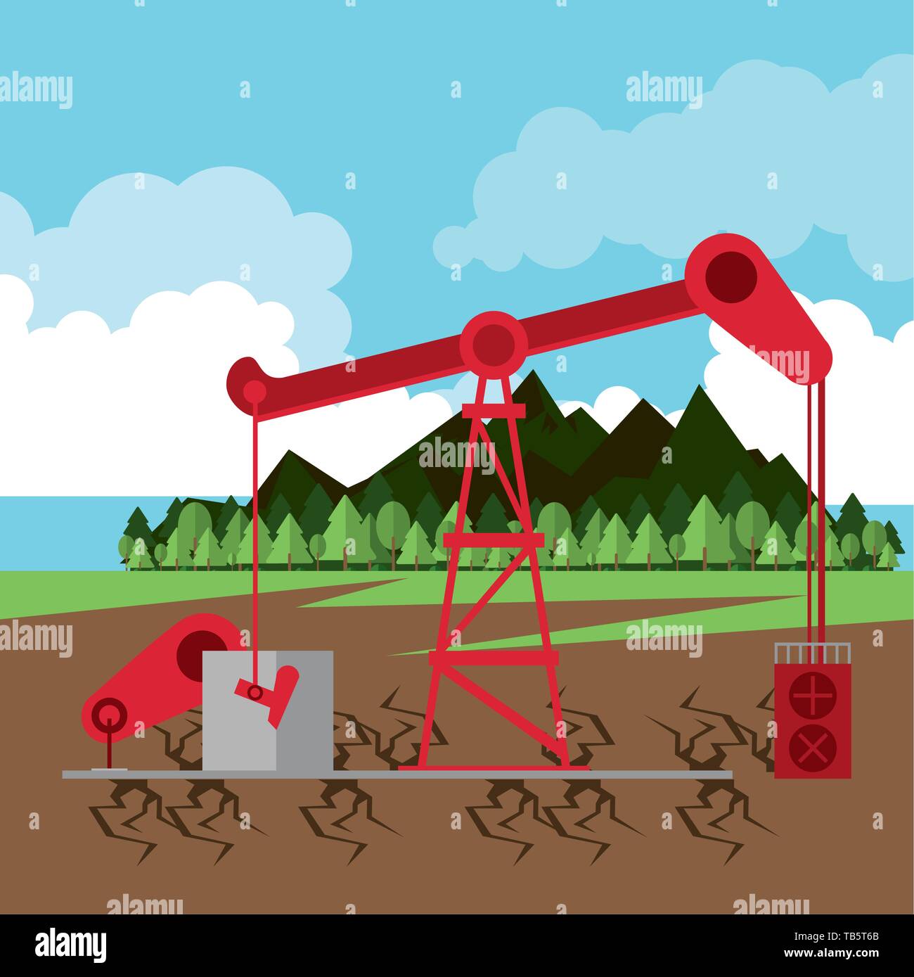 Oil and petroleum pump Stock Vector Image & Art Alamy