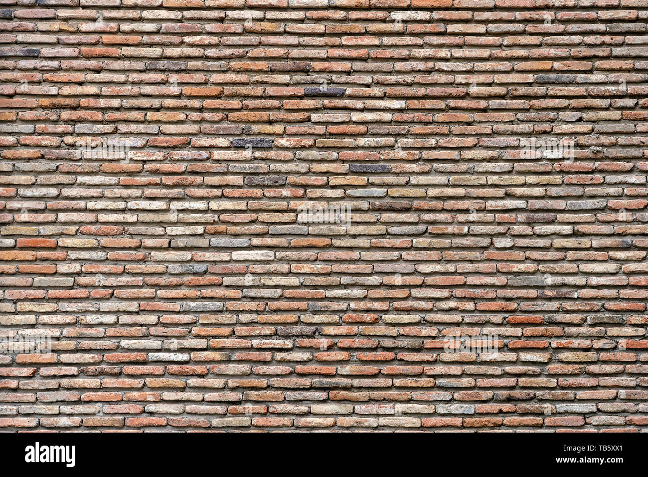 Background of old vintage brick wall texture, close up Stock Photo - Alamy