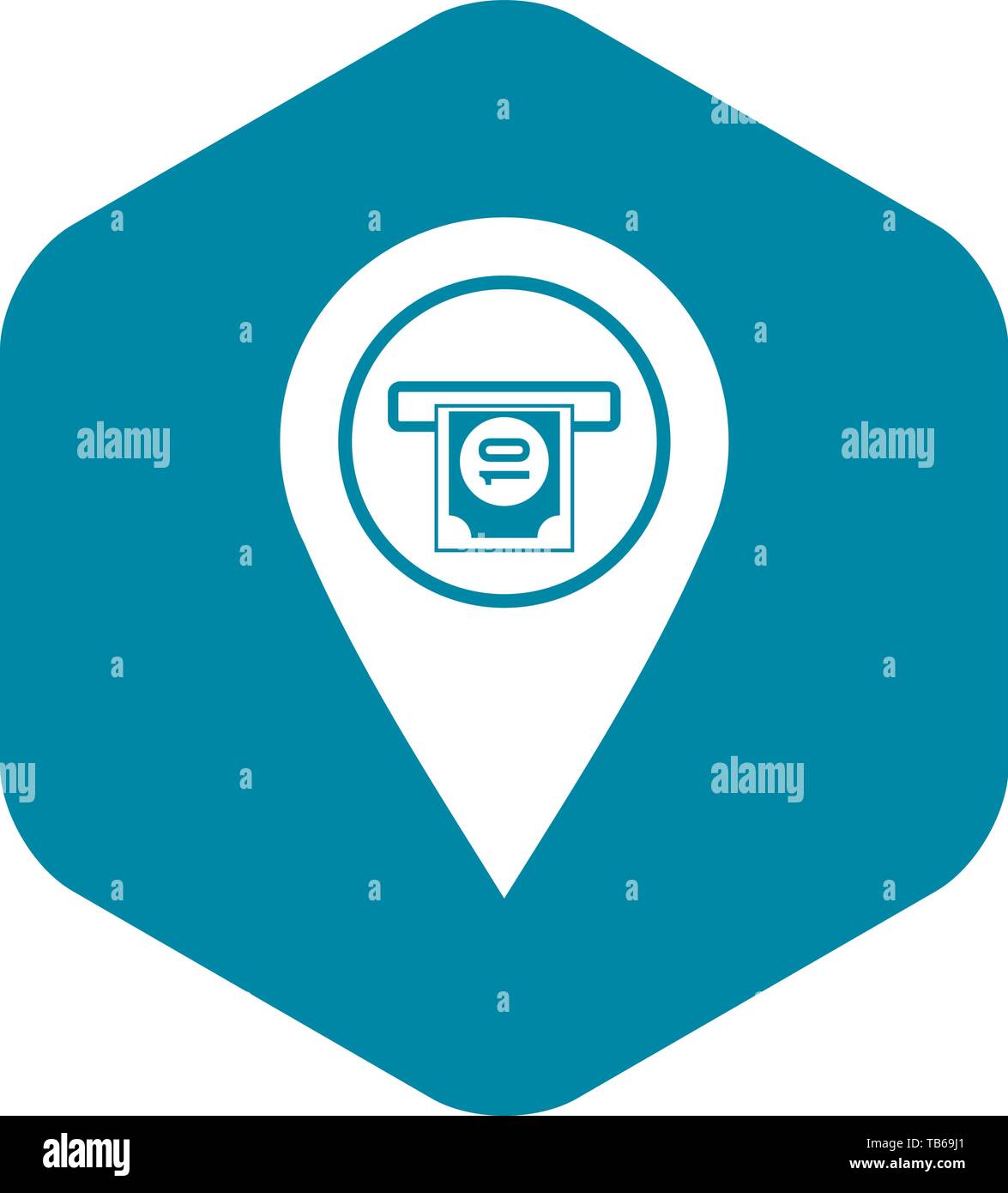 Cash terminal pointer icon, simple style Stock Vector Image & Art - Alamy