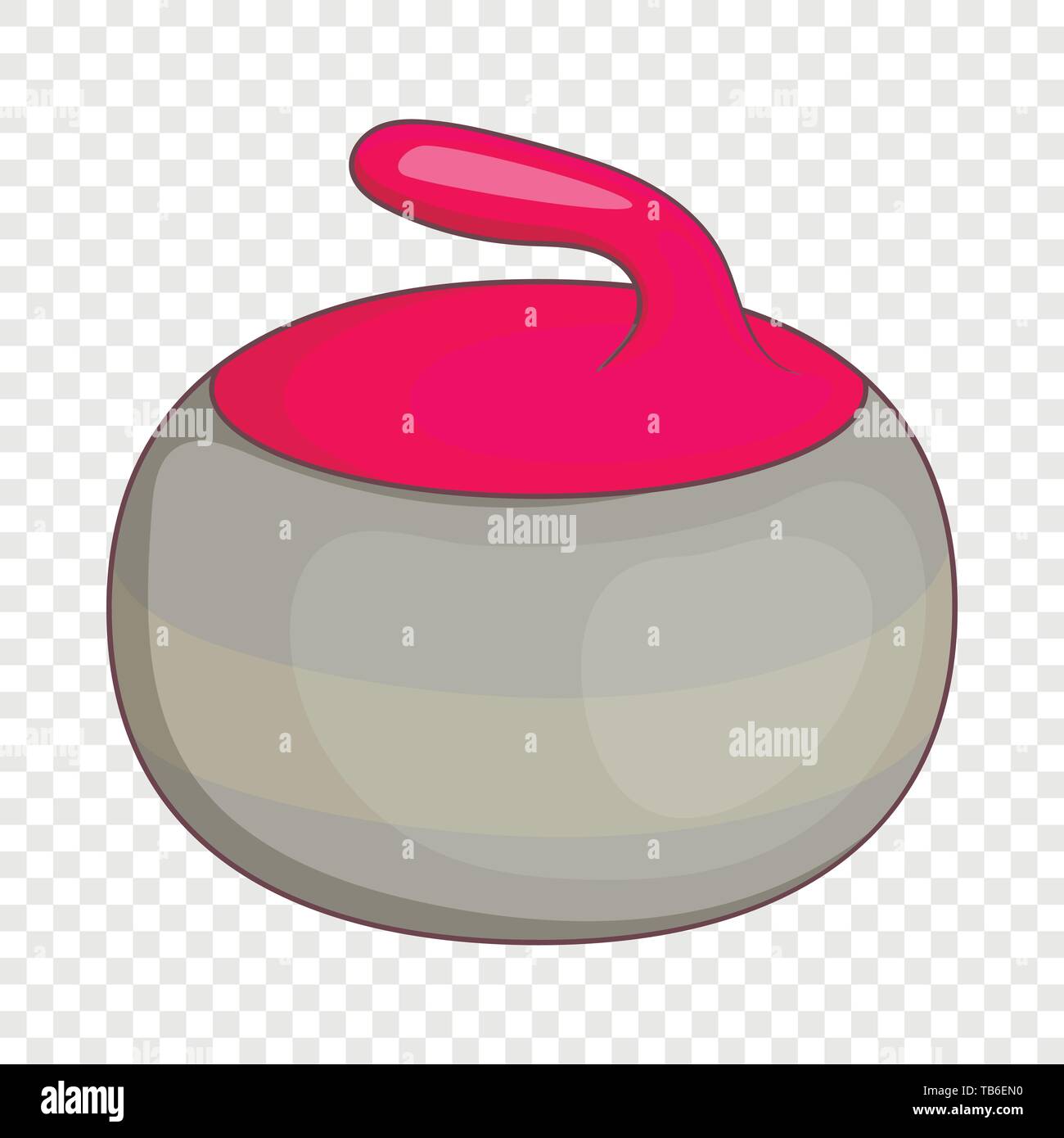 Curling stone icon, cartoon style Stock Vector Image & Art - Alamy