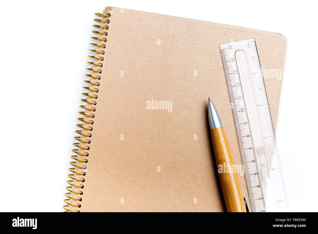 modern working table top view Stock Photo - Alamy