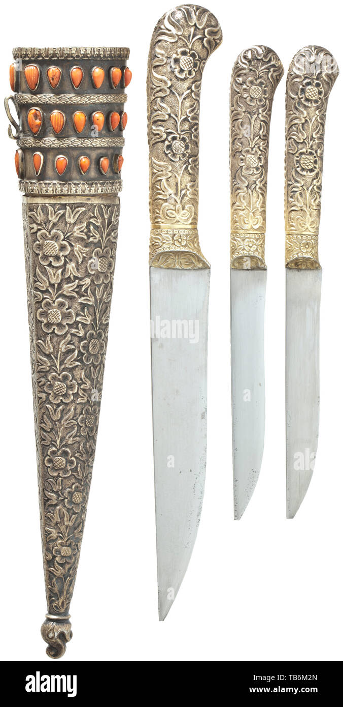19th century Silver Knife Set - 34 Piece Set — OSMAN ANTIQUE