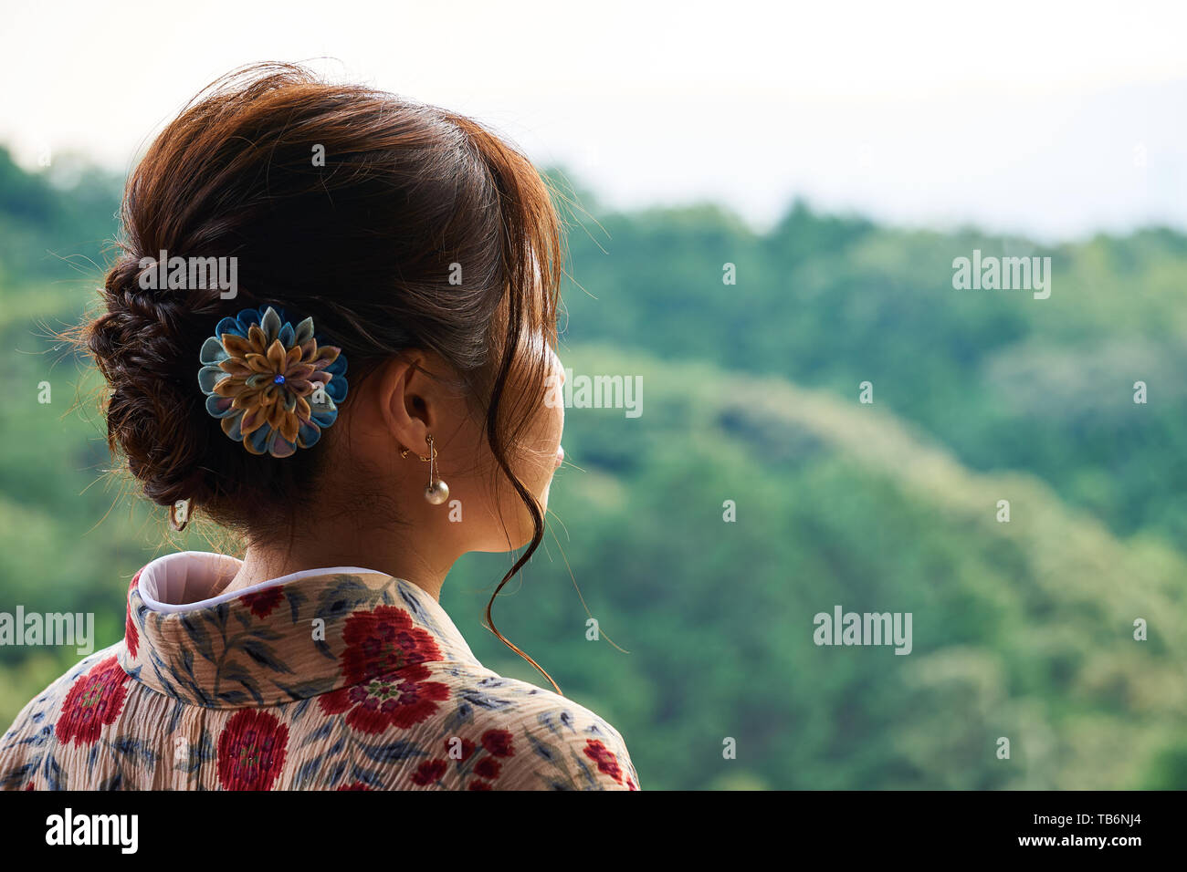 Woman In Yukata High Resolution Stock Photography And Images Alamy