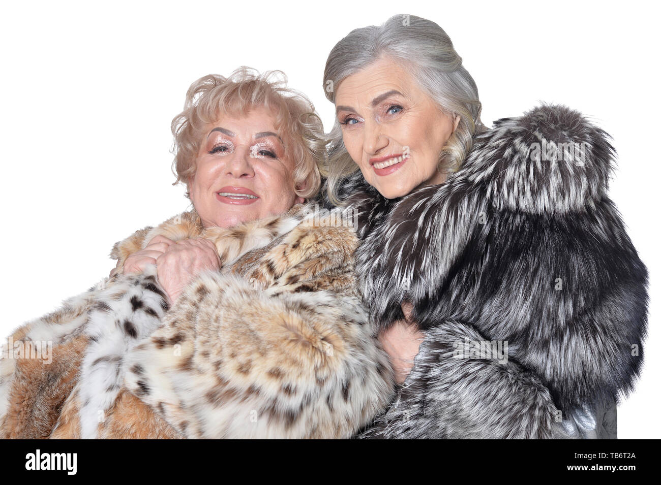 Women in fur coats hi-res stock photography and images - Alamy