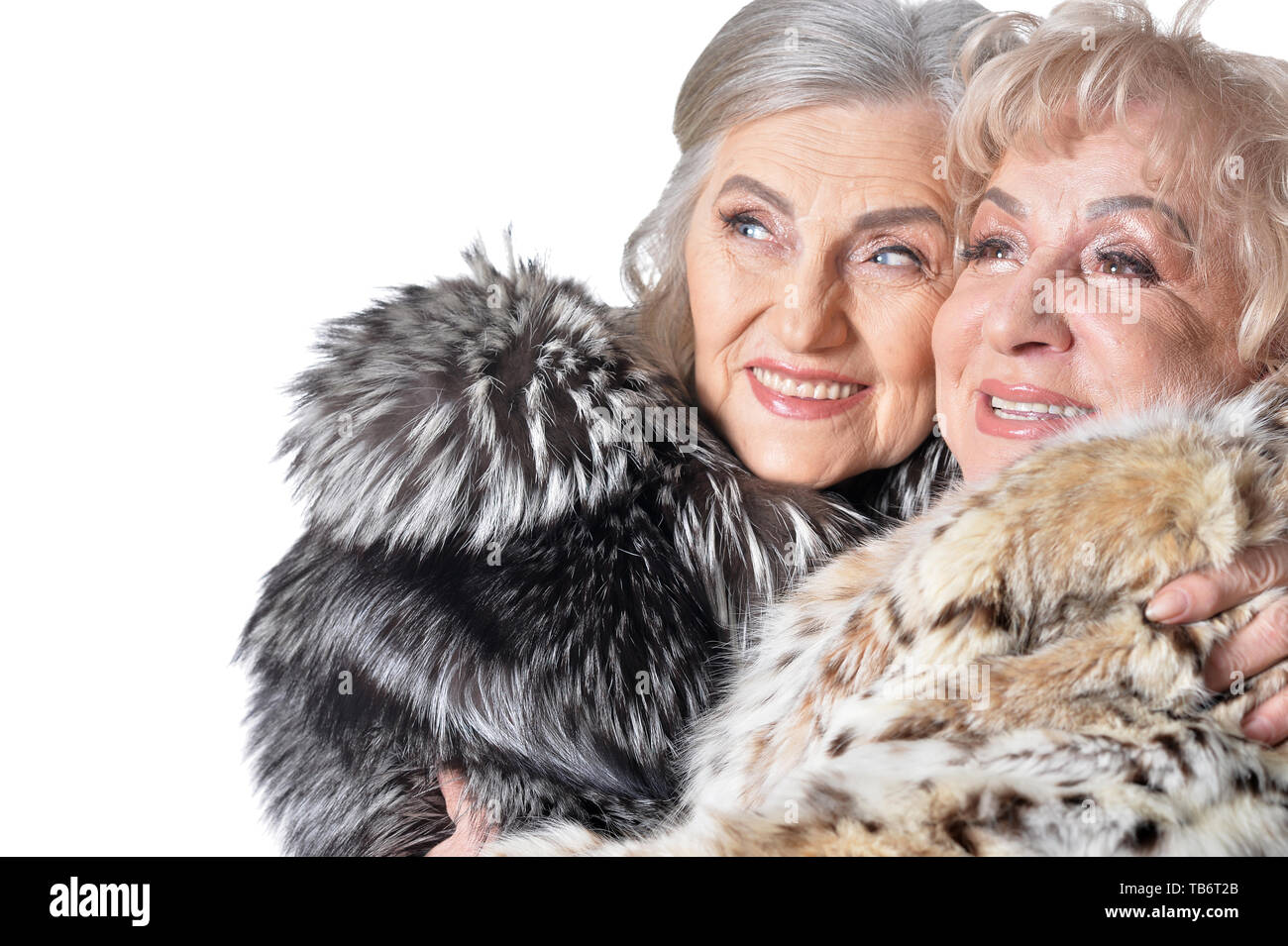 Women in fur coats hi-res stock photography and images - Alamy