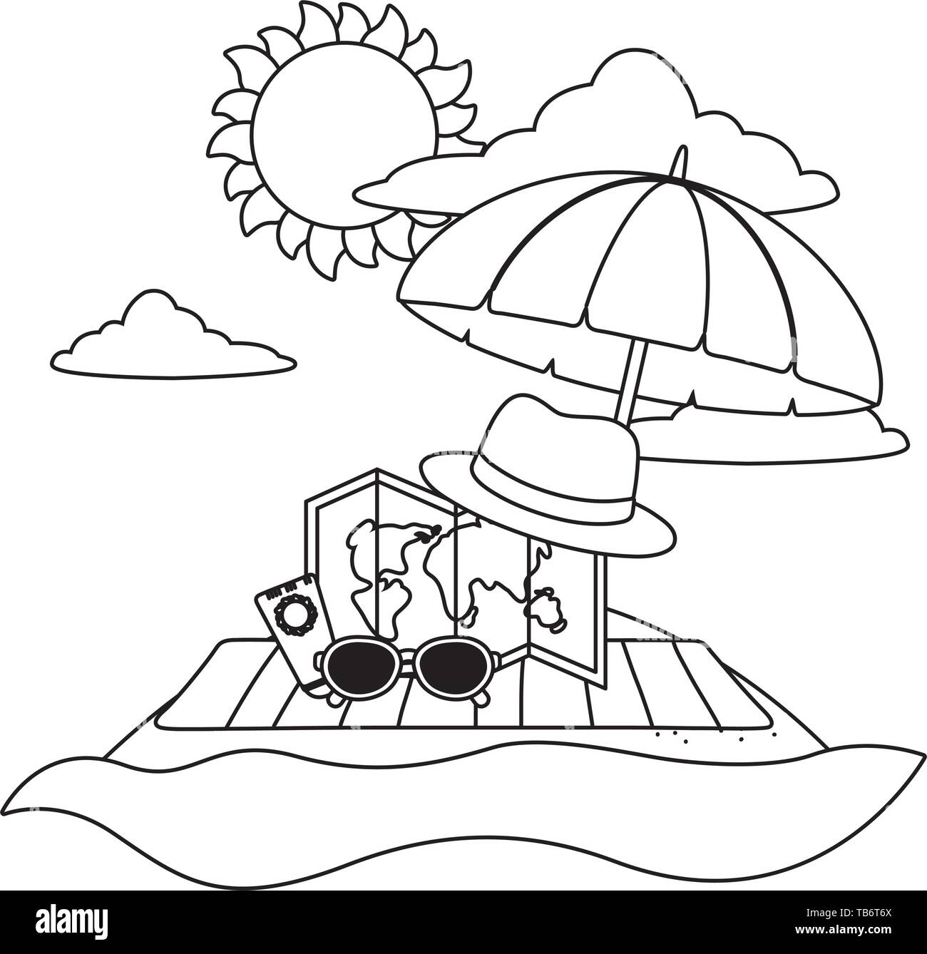 summer vacation holidays leisure beach travel objects over towel under umbrella at beach scene cartoon vector illustration graphic design Stock Vector Image & Art - Alamy summer vacation holidays leisure beach travel objects over towel under umbrella at beach scene cartoon vector illustration graphic design Stock Vector Image & Art - Alamy