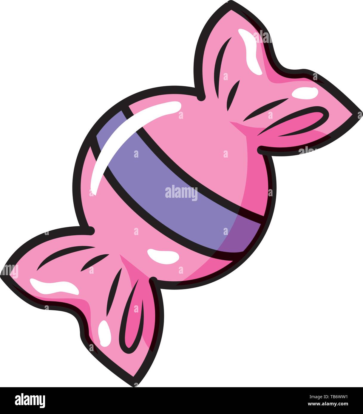 candy icon cartoon isolated vector illustration graphic design Stock ...