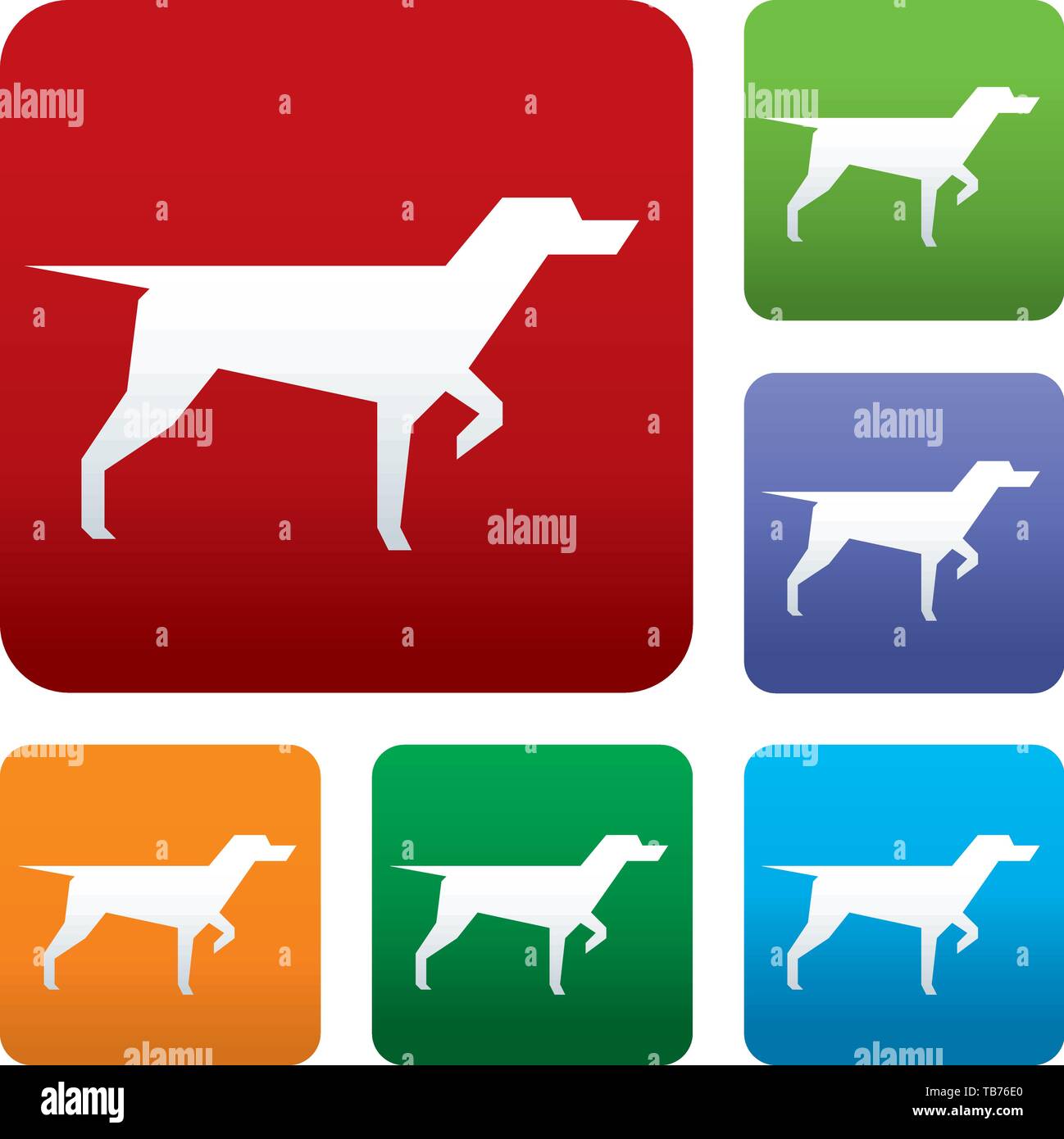 Pointer Dog Vector High Resolution Stock Photography and Images - Alamy
